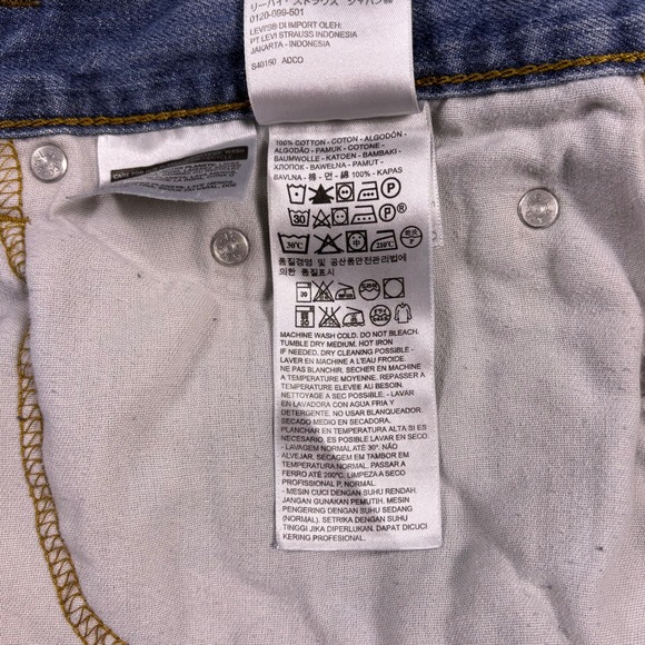 Mens 2014 Levi‎ 559 Relaxed Straight Jeans 36x29 Blue Denim R Tab (Tag 38x32) - Picture 16 of 16